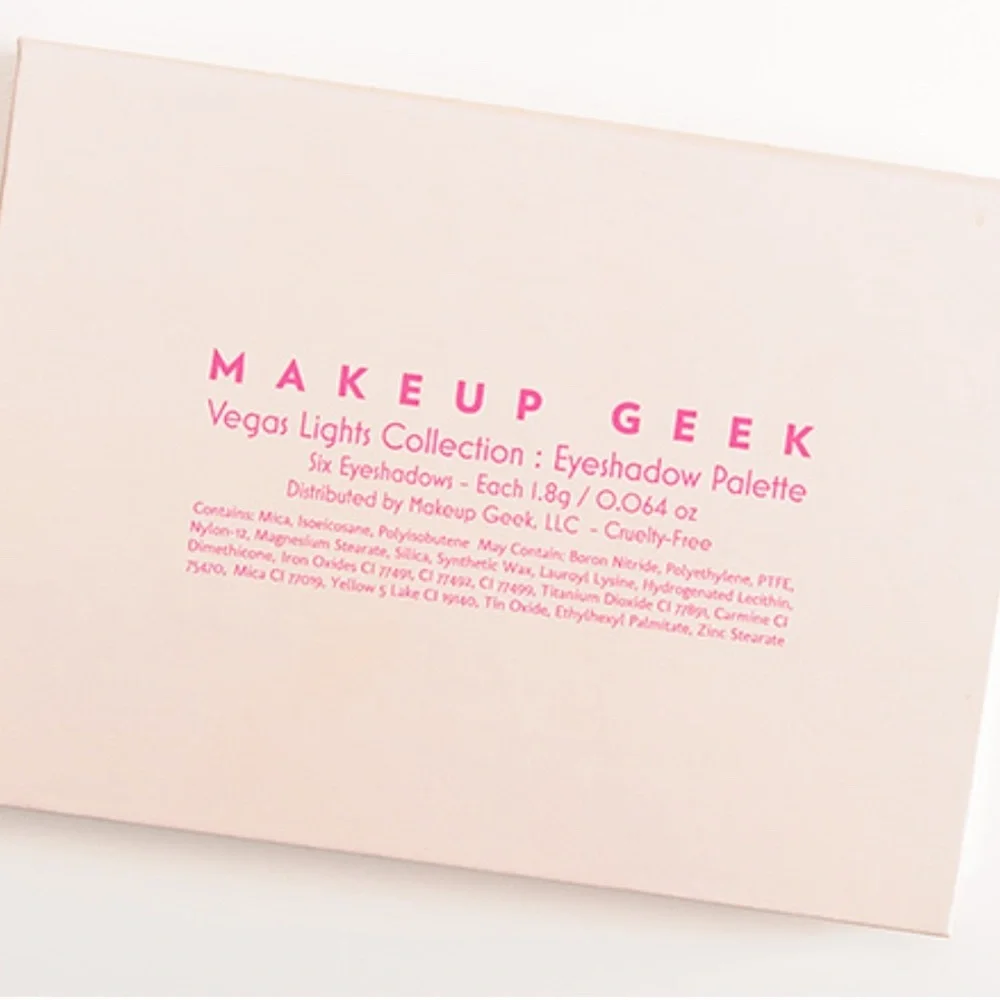 NEW! Makeup Geek 🎲🎰Vegas Lights Eyeshadow Palette